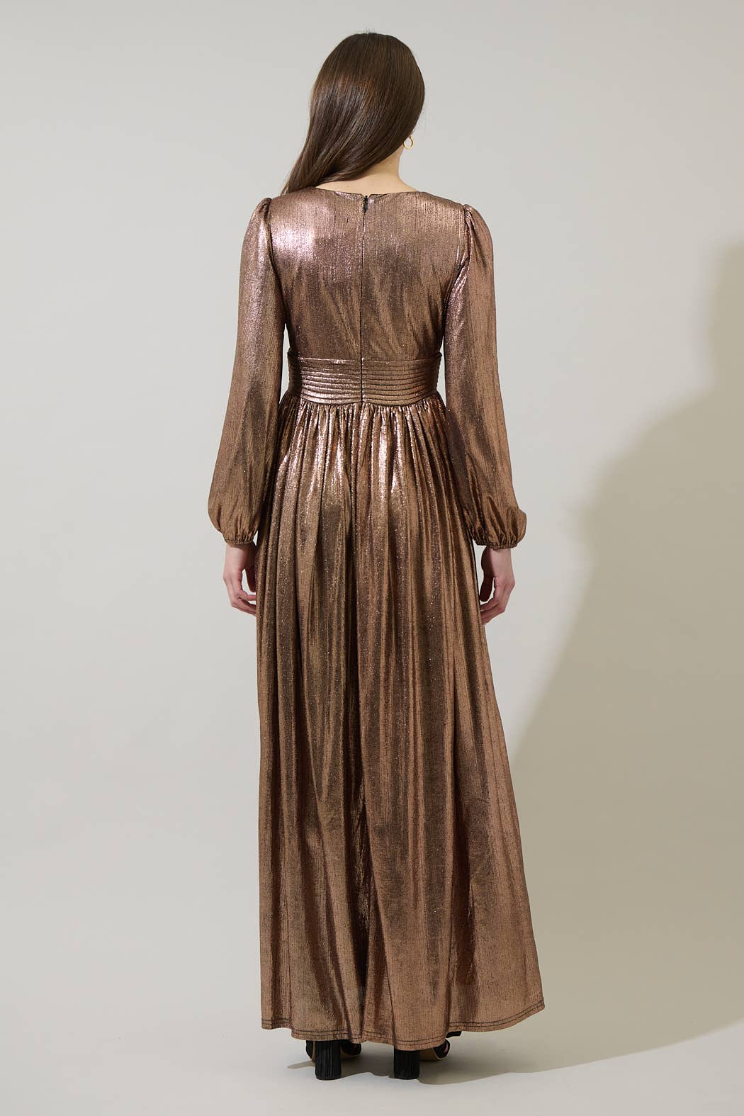 Tasha Metallic Kitt Maxi Dress