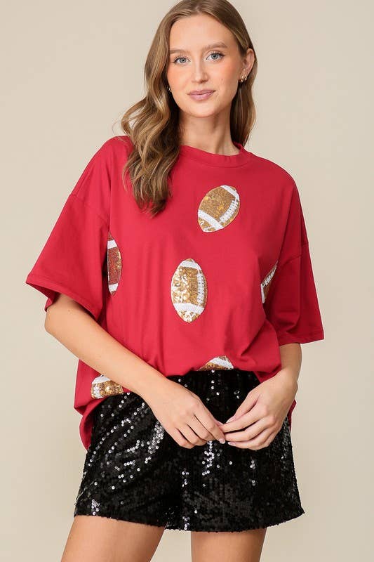 Game Day Dazzling Football T-shirt