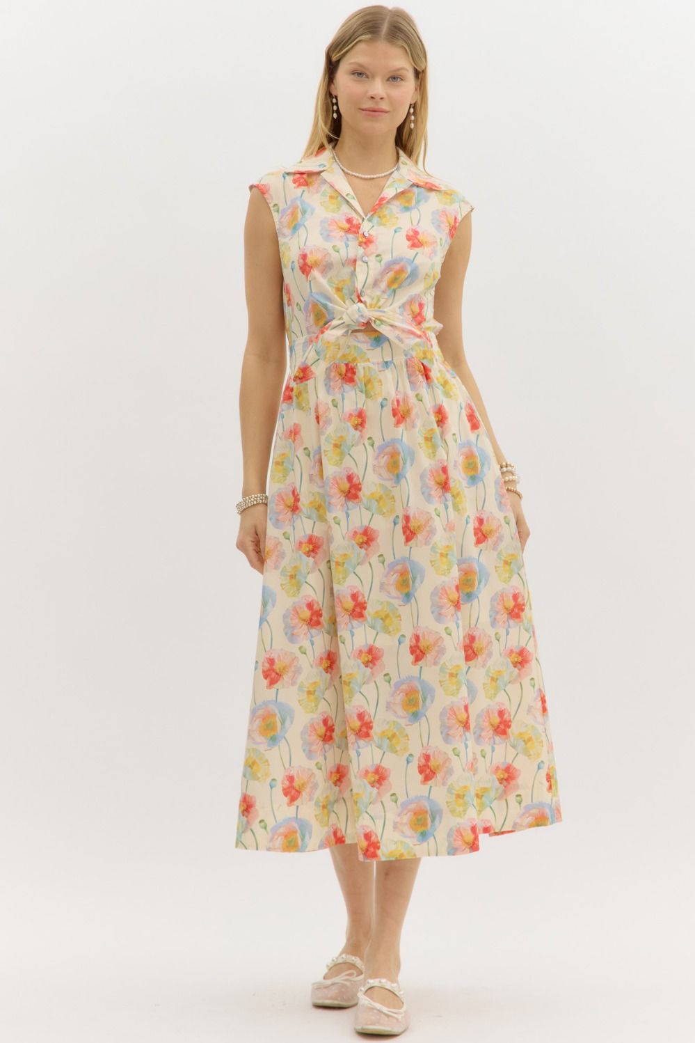 ALEENA FLORAL DRESS