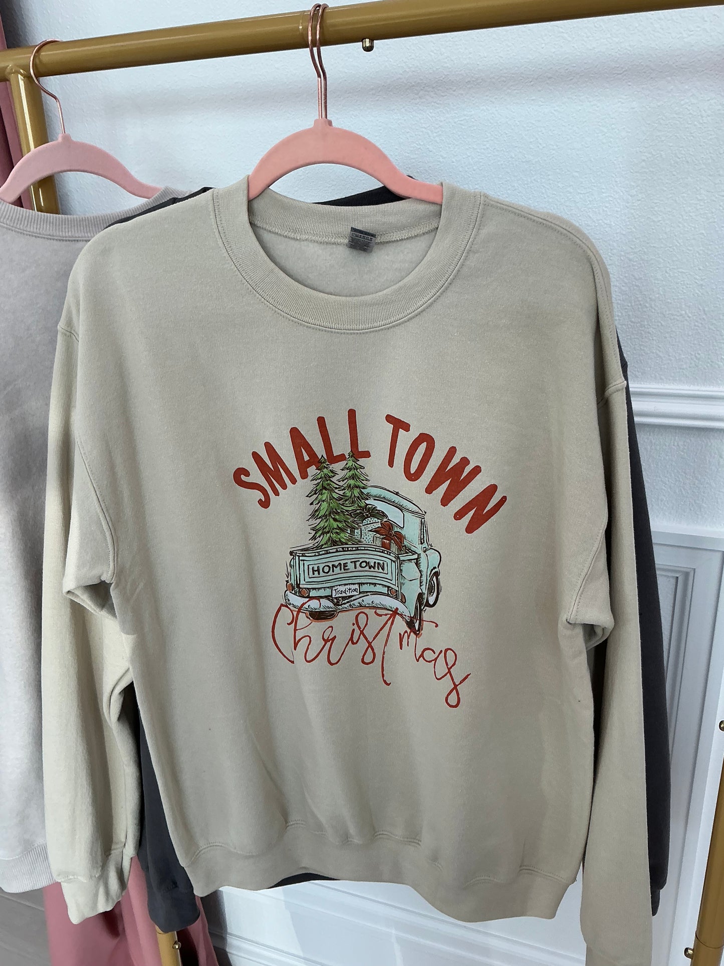 Small town Christmas sweater