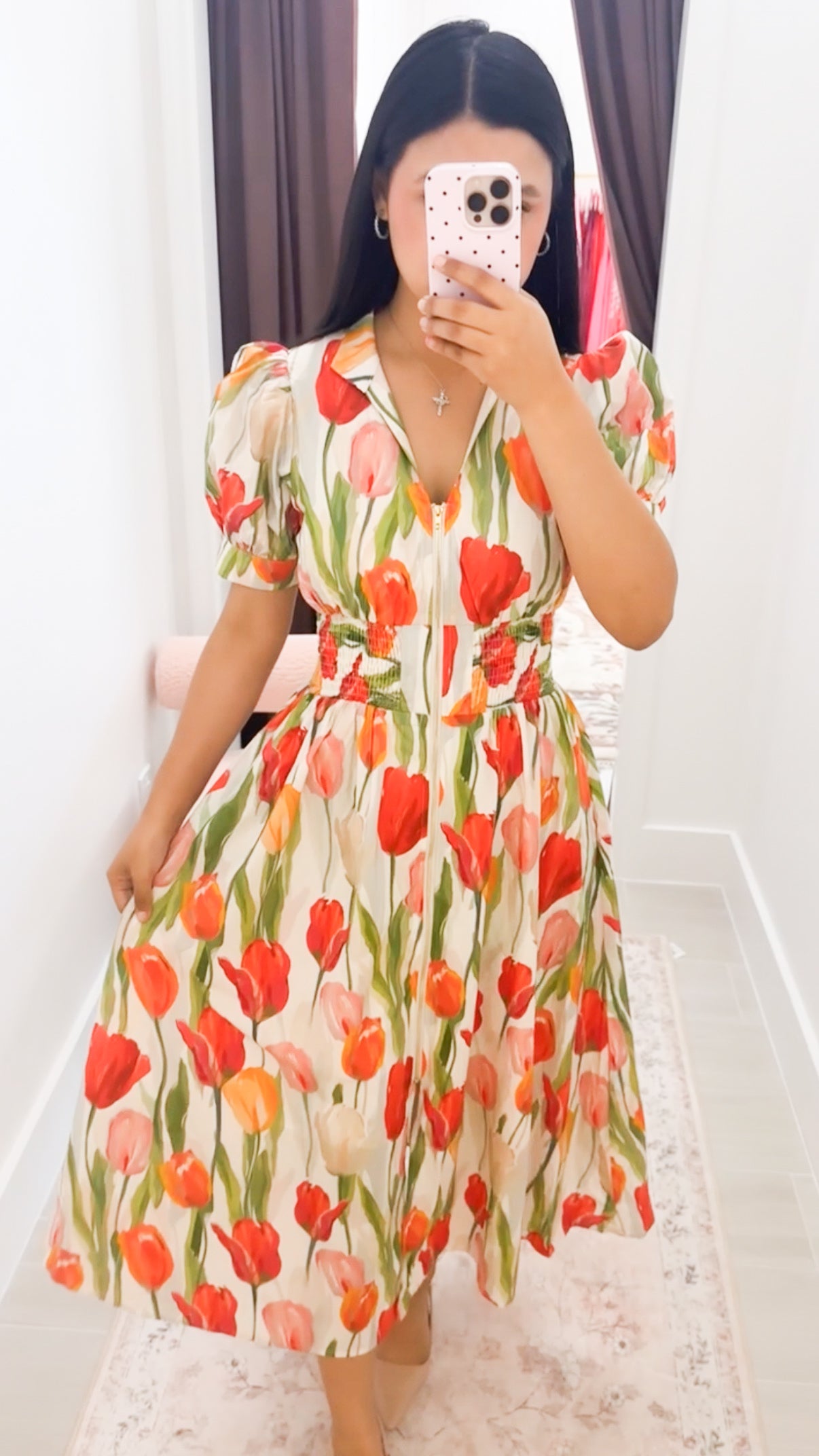 Tulip midi dress
