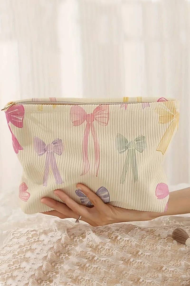 Bowknot Makeup Cosmetic Bag