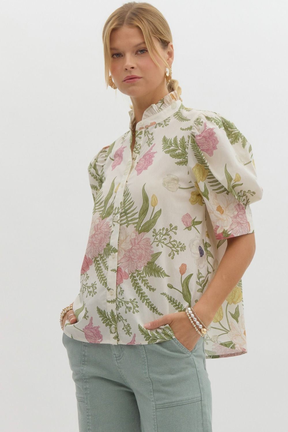 FERN FLORAL TOP