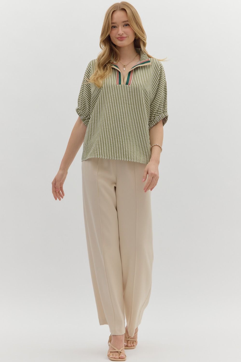LUCIA GREEN TOP