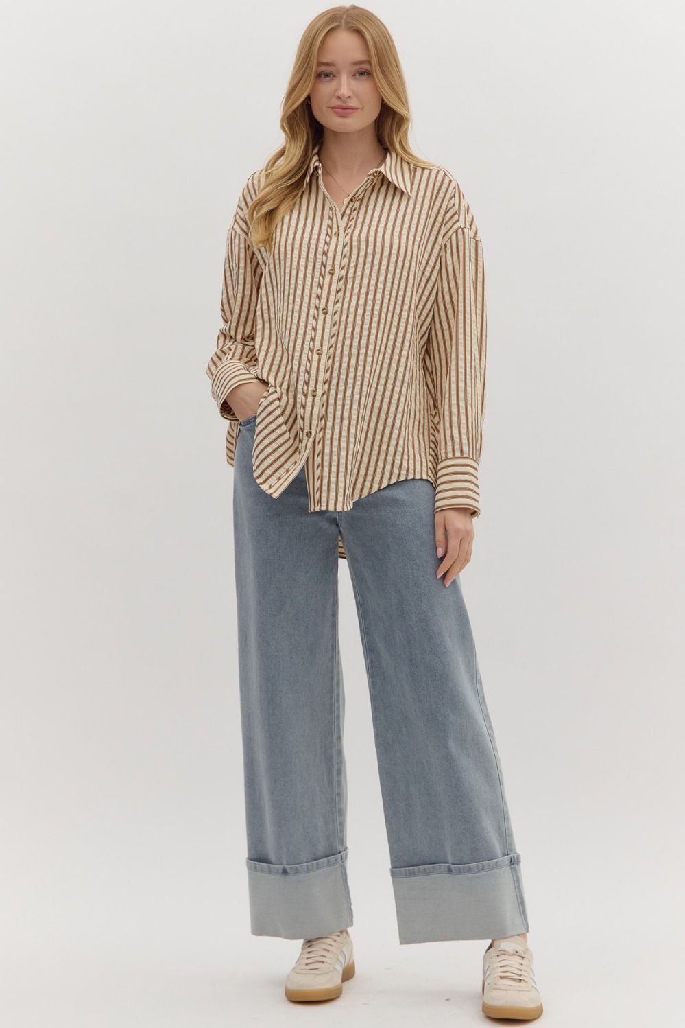 TULSI BUTTON UP TOP