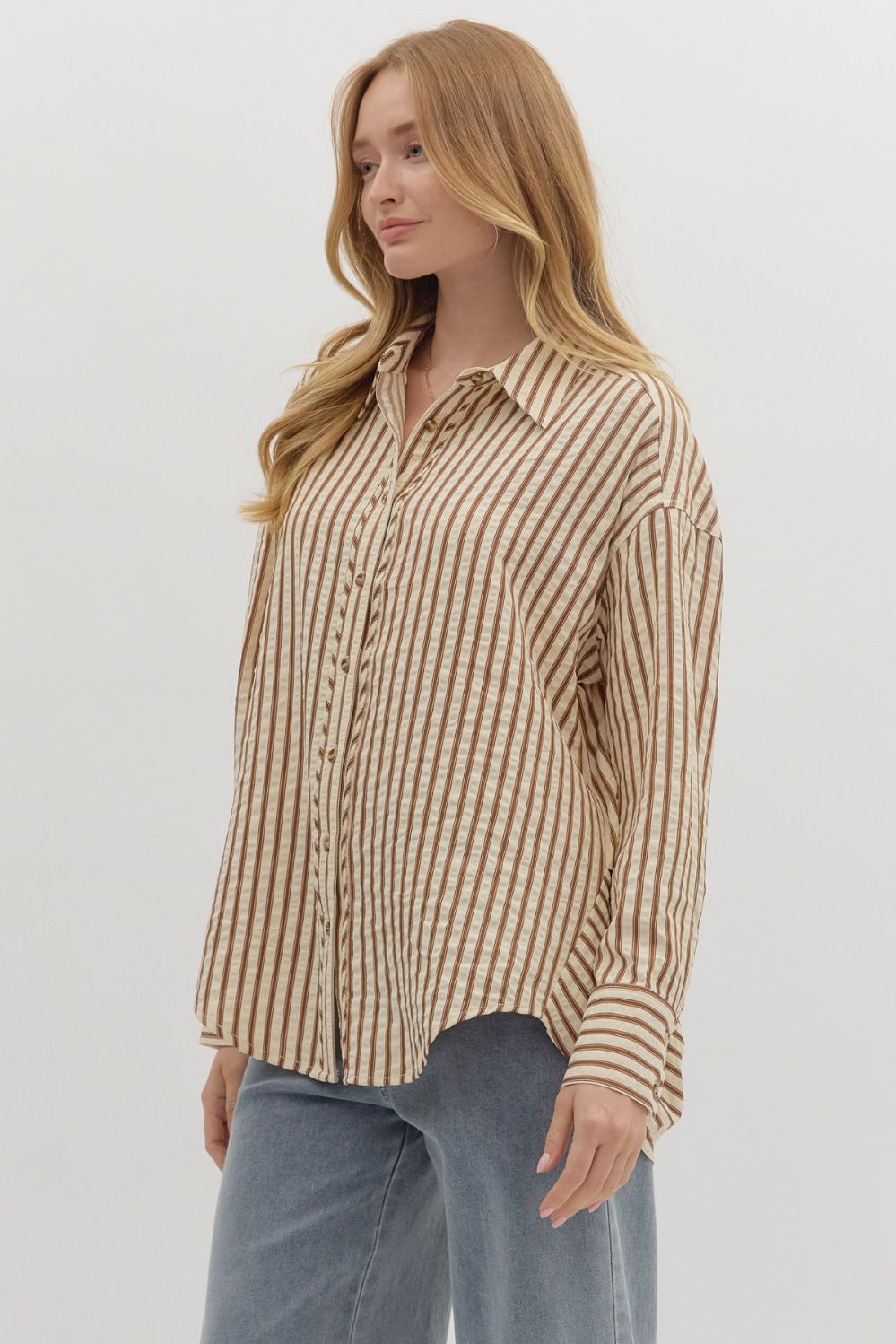 TULSI BUTTON UP TOP
