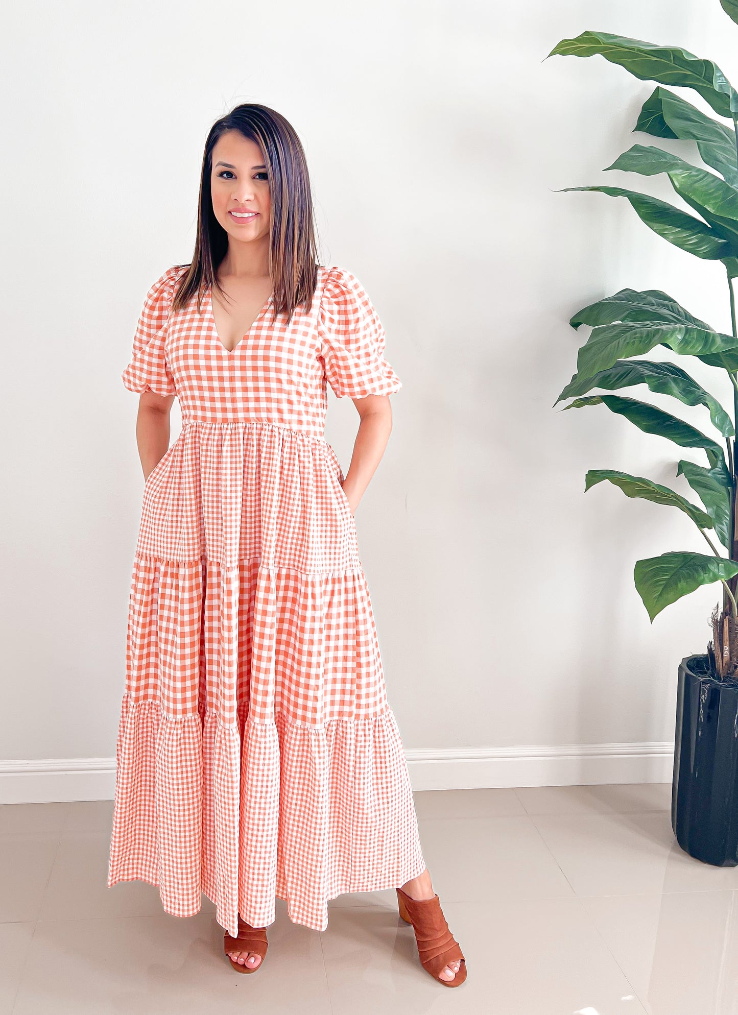 PUMPKIN FLOWER DRESS