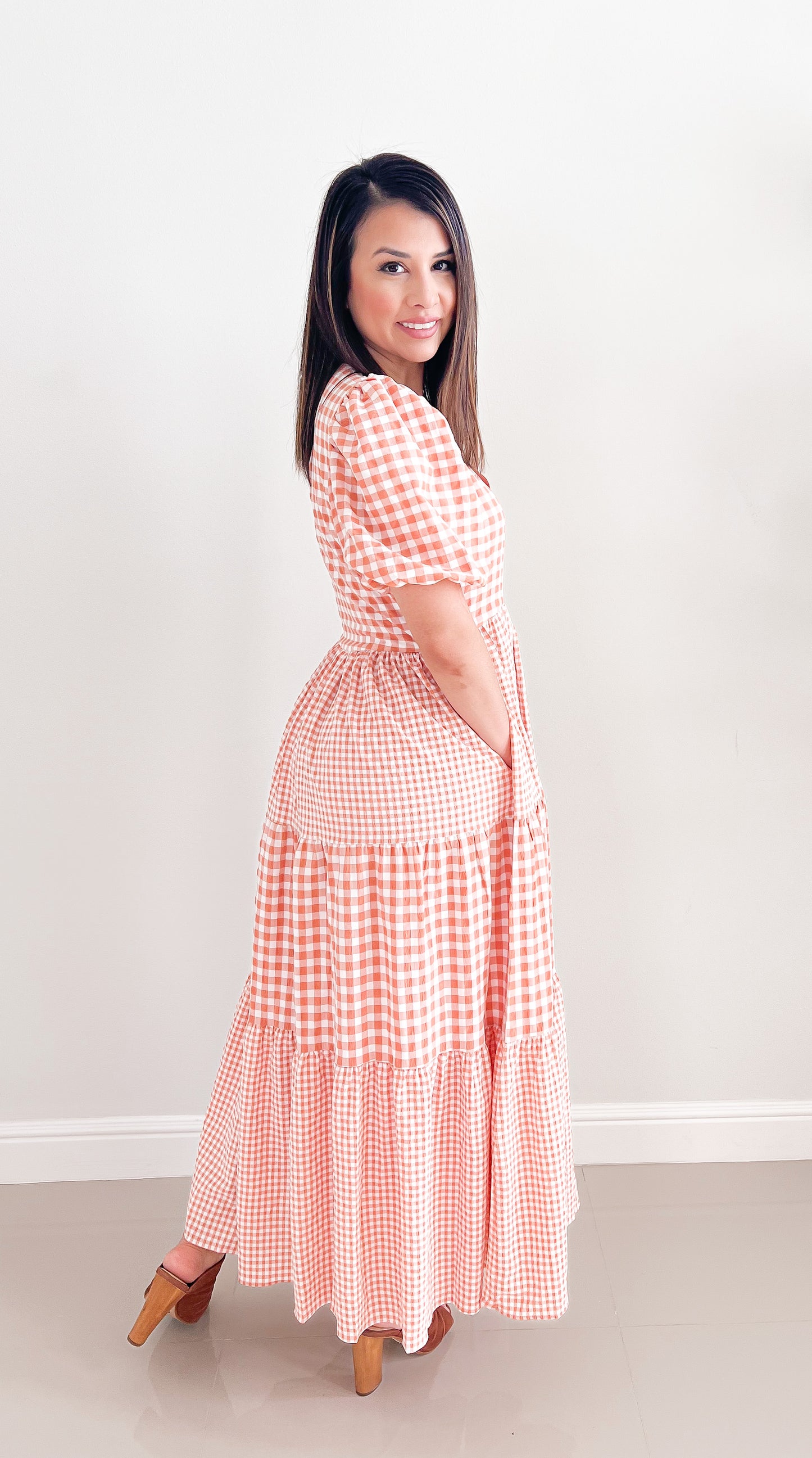 PUMPKIN FLOWER DRESS