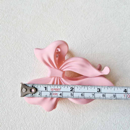 Matte Colors of Bow Shaped Hair Claw Clip