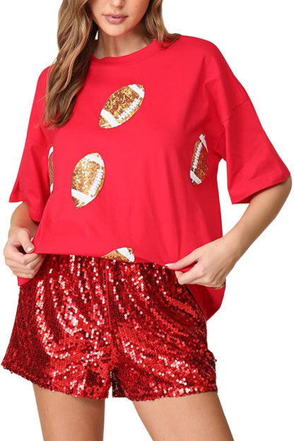Game Day Dazzling Football T-shirt