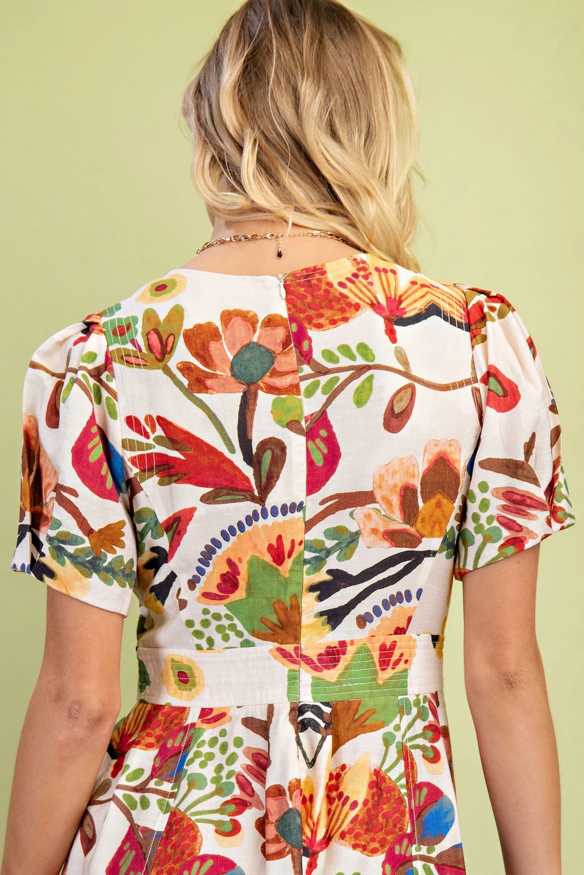 Pria Floral Midi Dress