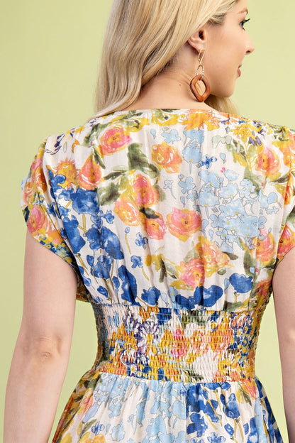 Katia Midi Floral Dress