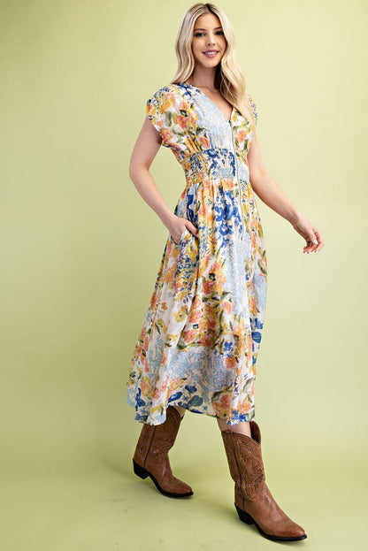 Katia Midi Floral Dress
