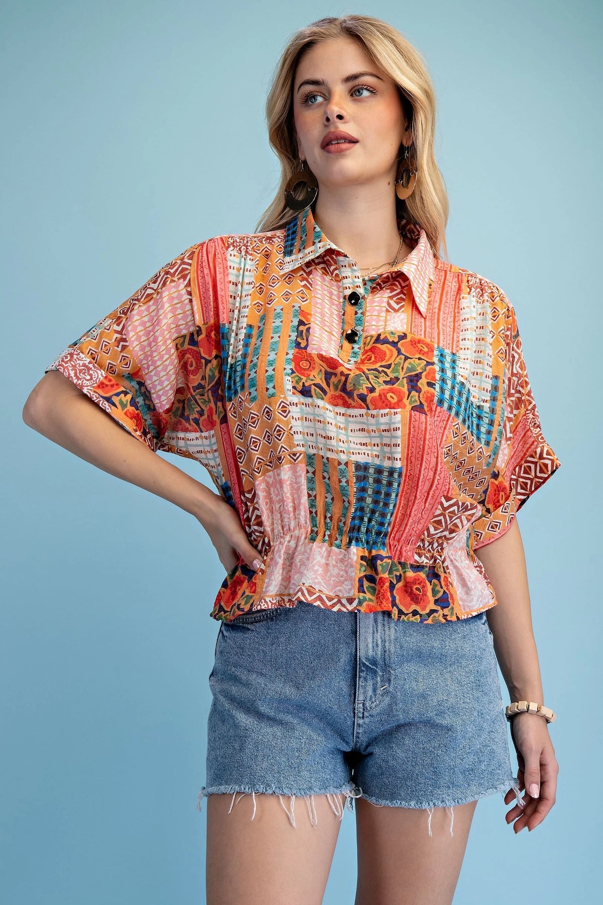 Patsy Peplum Top