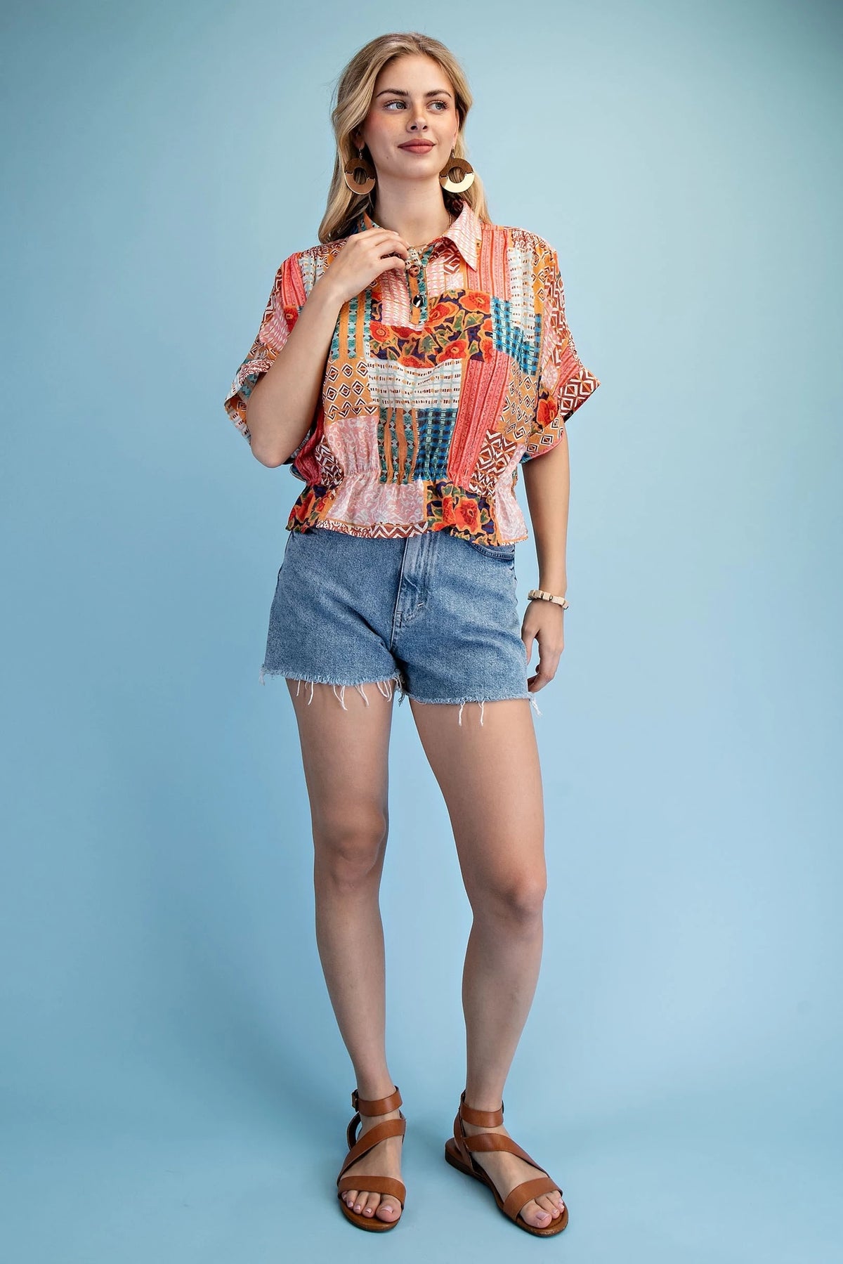 Patsy Peplum Top