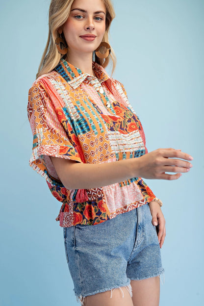 Patsy Peplum Top