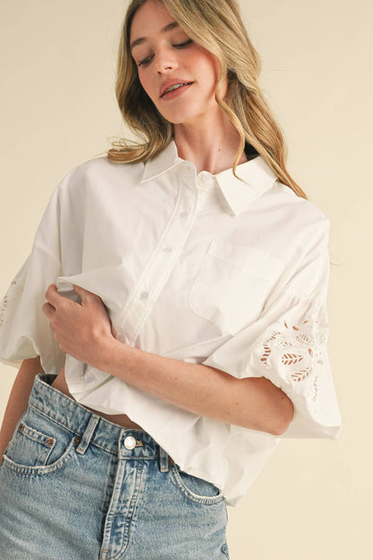 Belinda Bubble Sleeve Top