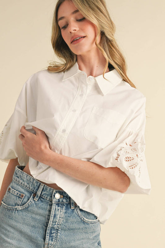 Belinda Bubble Sleeve Top