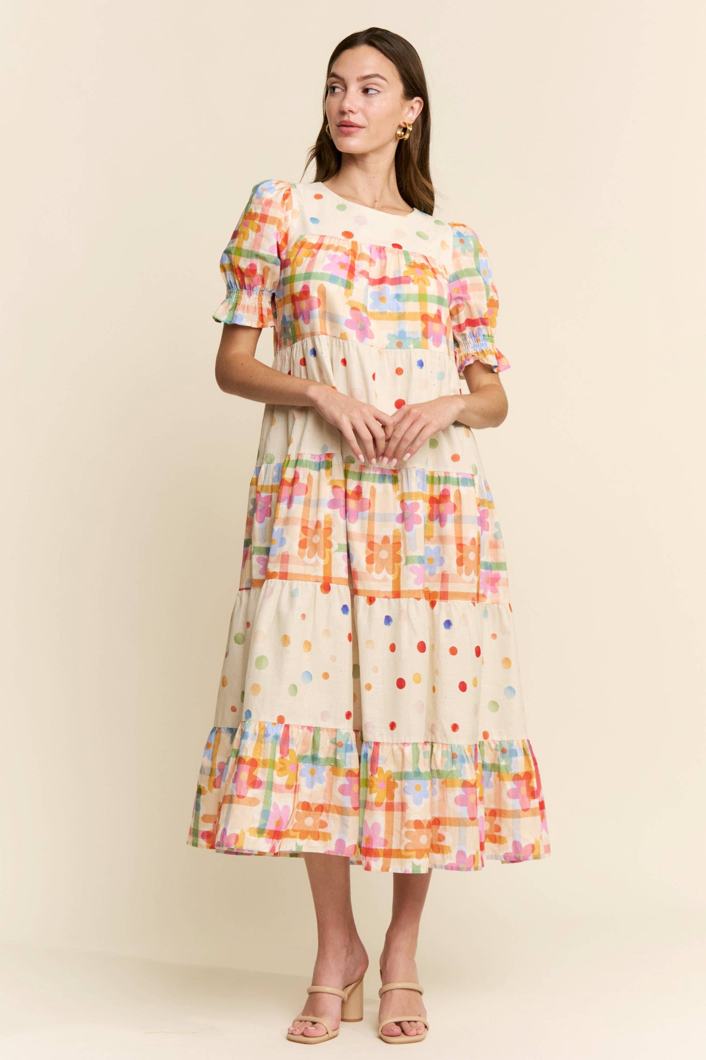 Confetti midi dress