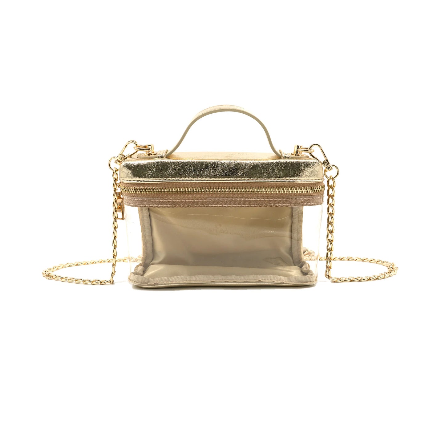 Gold stadium bag