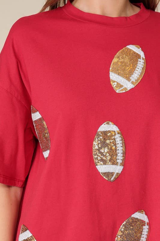 Game Day Dazzling Football T-shirt
