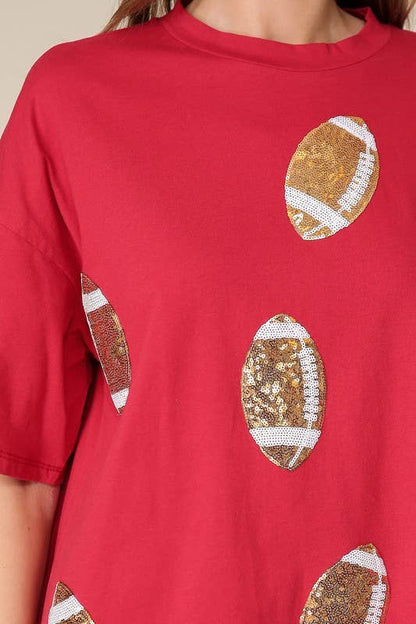 Game Day Dazzling Football T-shirt