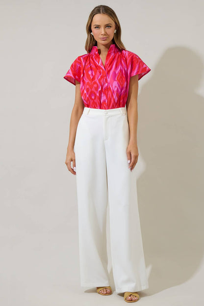 Patma Mock Neck Top