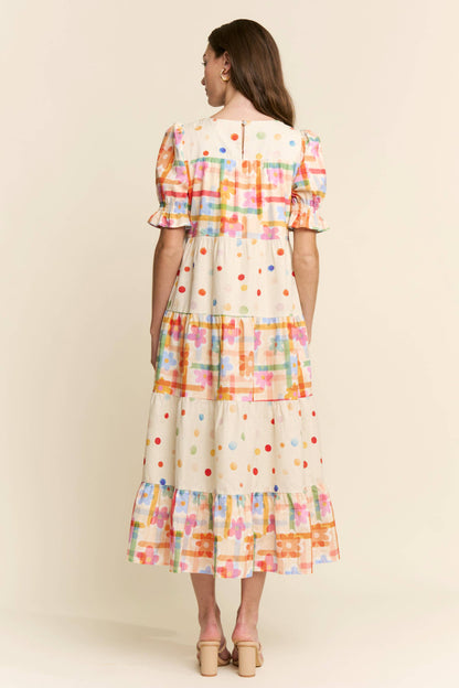Confetti midi dress
