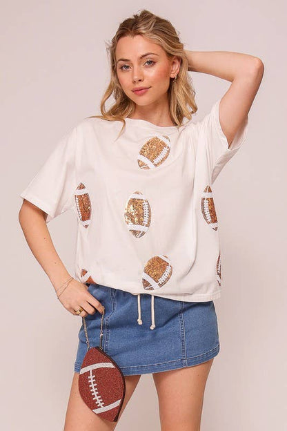Game Day Dazzling Football T-shirt