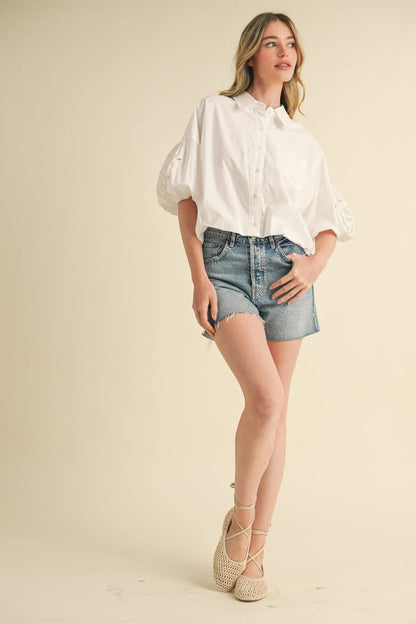 Belinda Bubble Sleeve Top