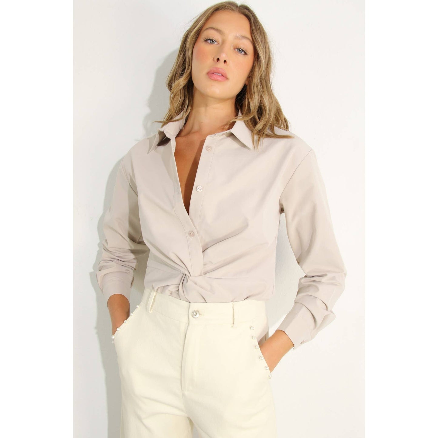Carrie Button Up Top