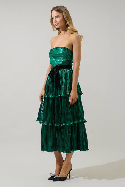 Katia Tiered Midi Dress