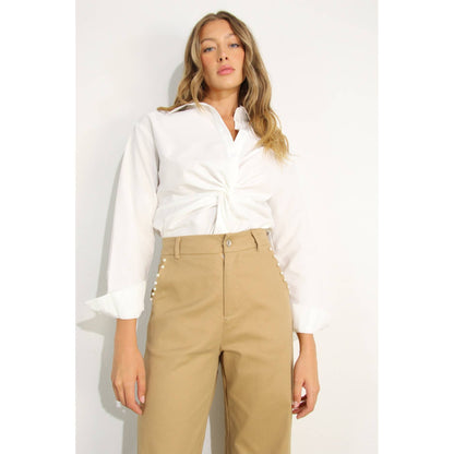 Carrie Button Up Top