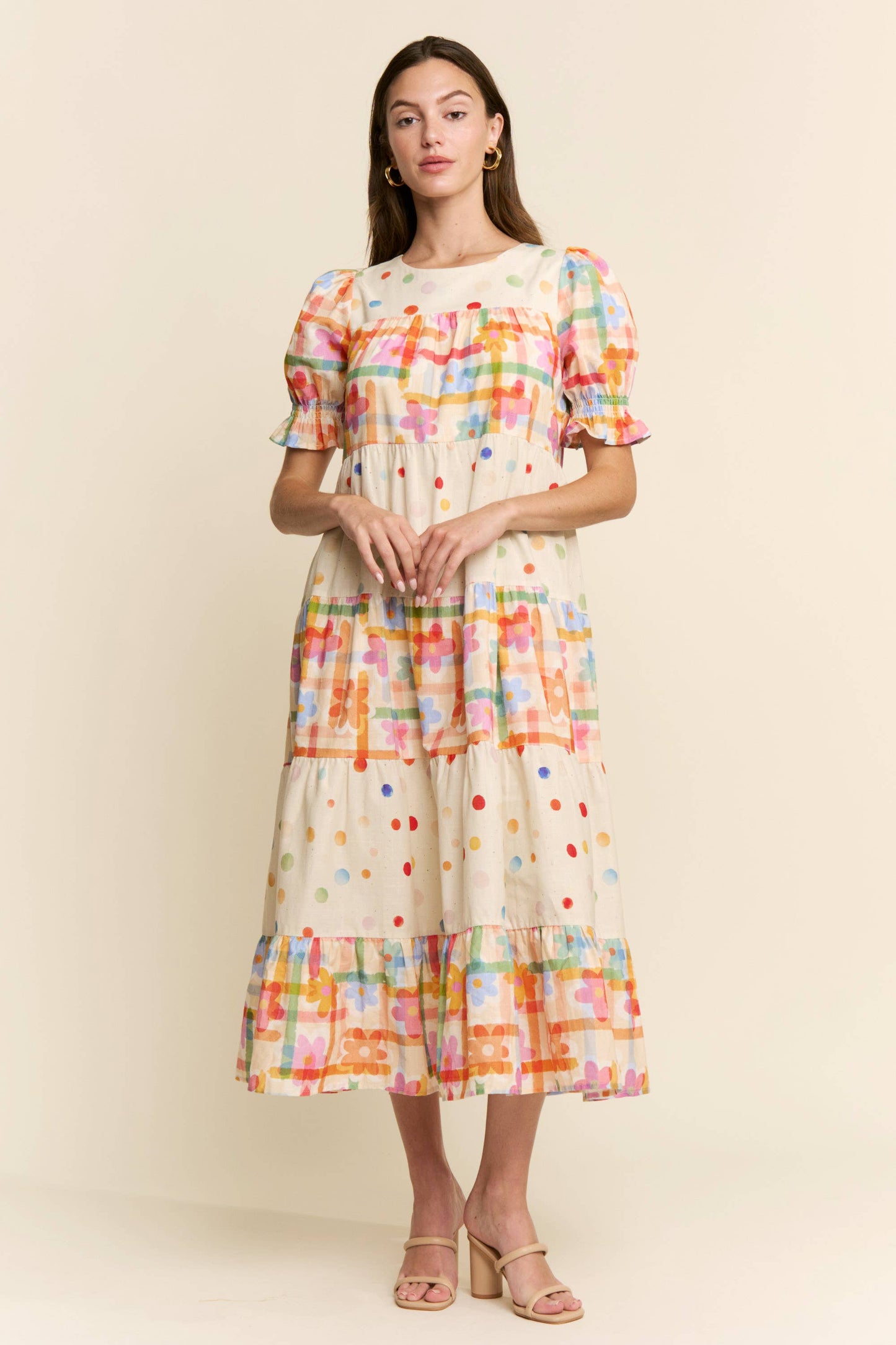 Confetti midi dress