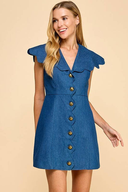 MAYA DENIM DRESS