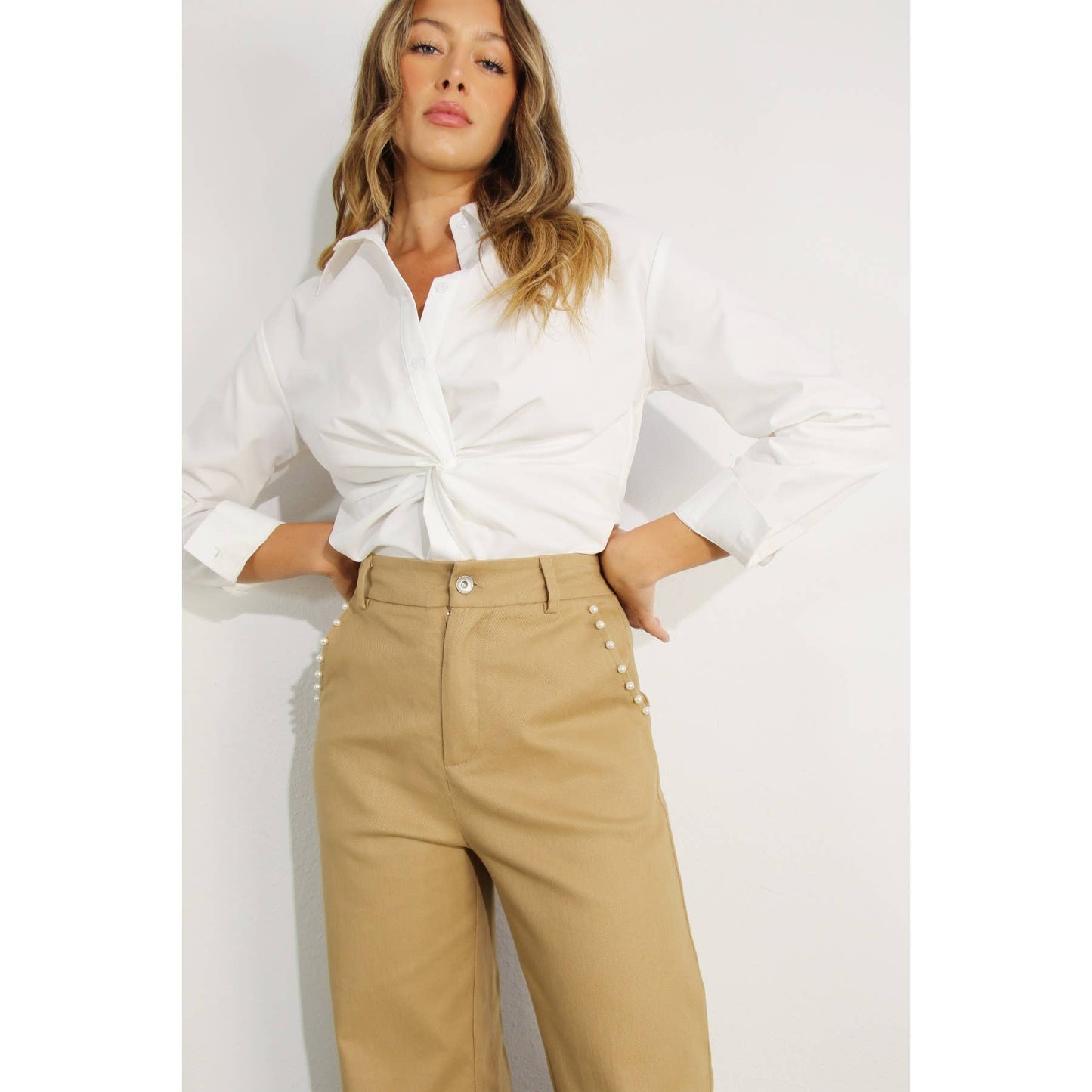 Carrie Button Up Top