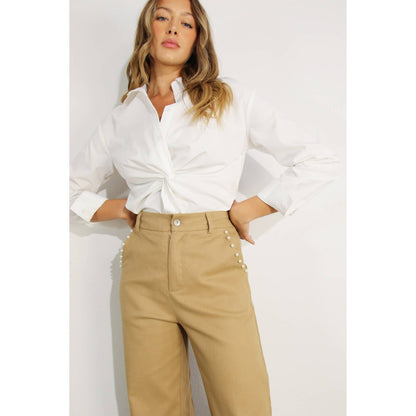 Carrie Button Up Top