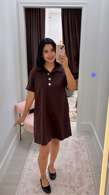 Debbie mini shift dress