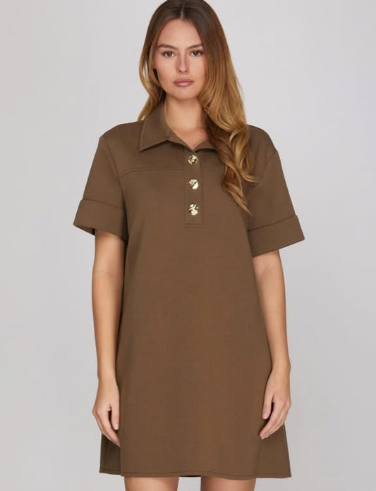 Debbie mini shift dress