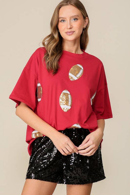 Game Day Dazzling Football T-shirt