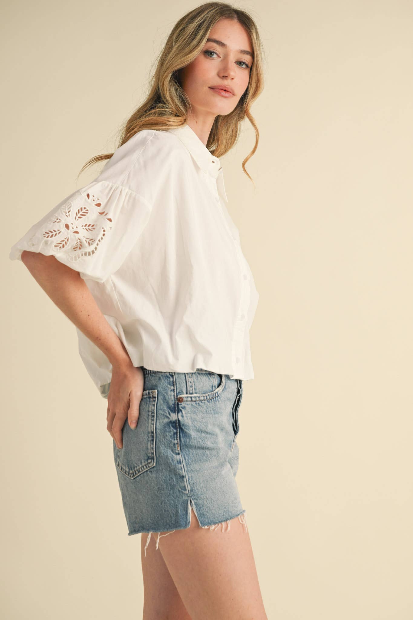Belinda Bubble Sleeve Top