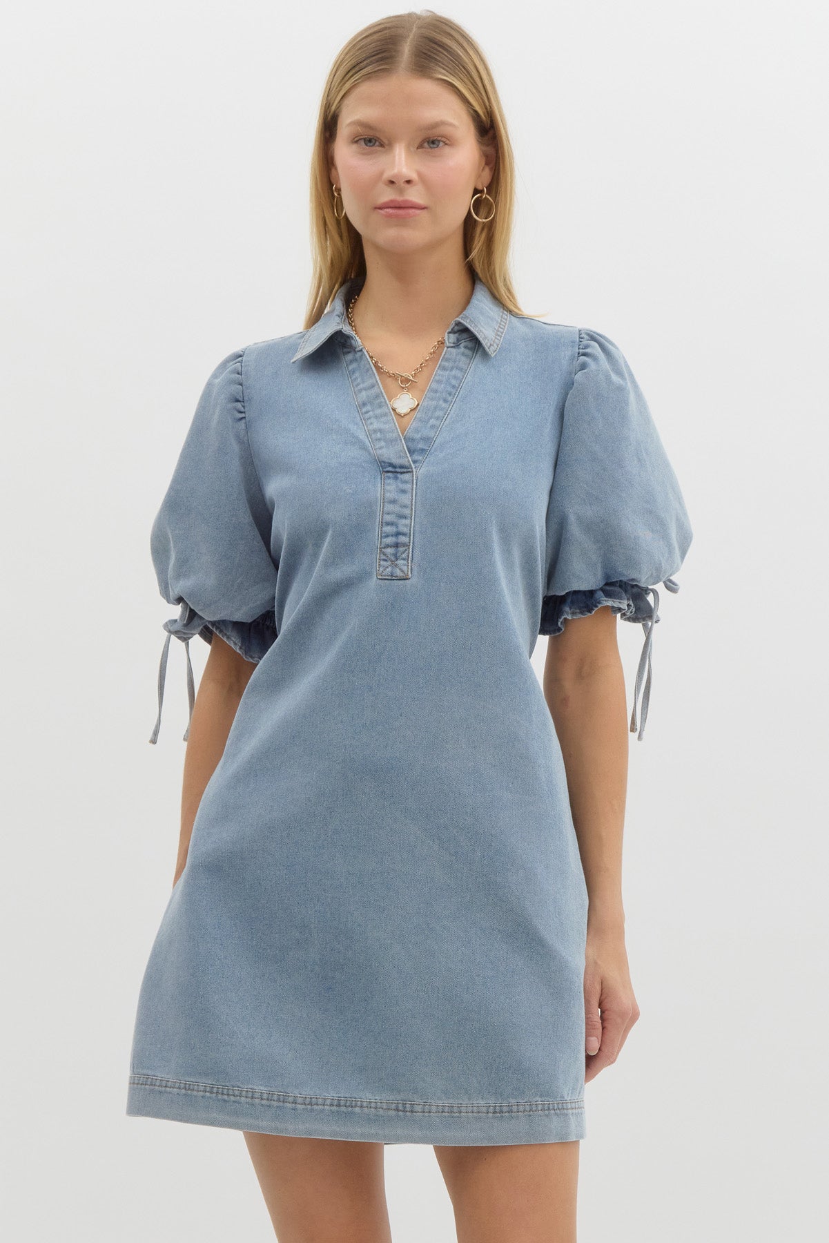 Dolly denim mini dress