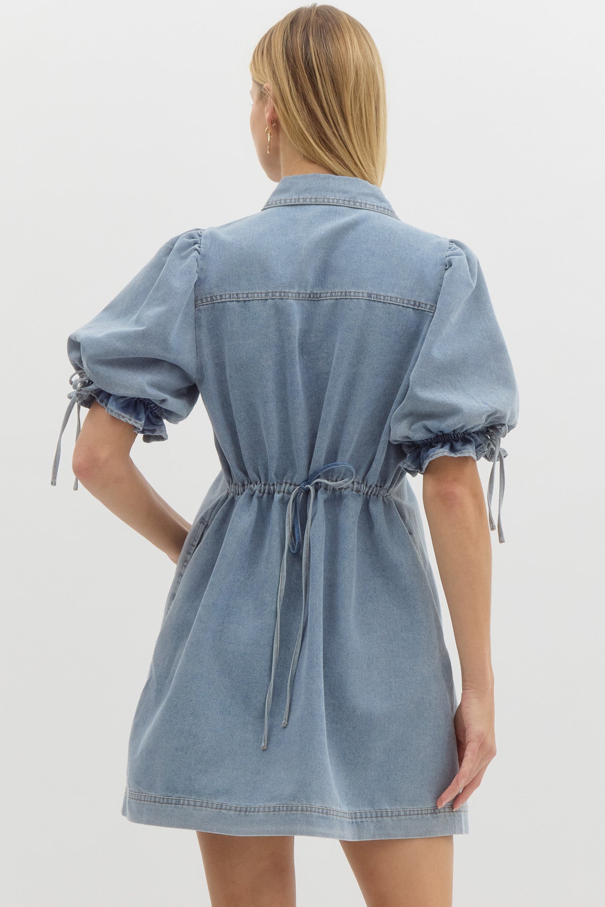 Dolly denim mini dress