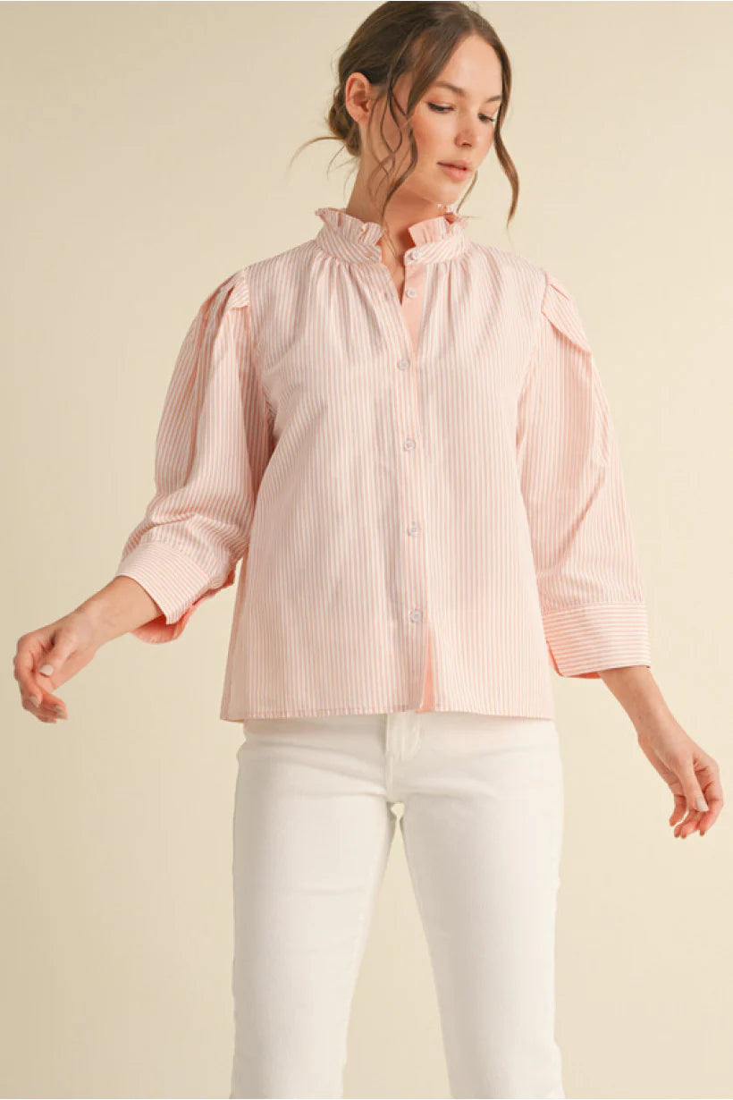 Victoria striped top