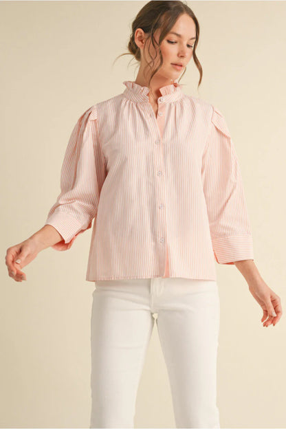 Victoria striped top
