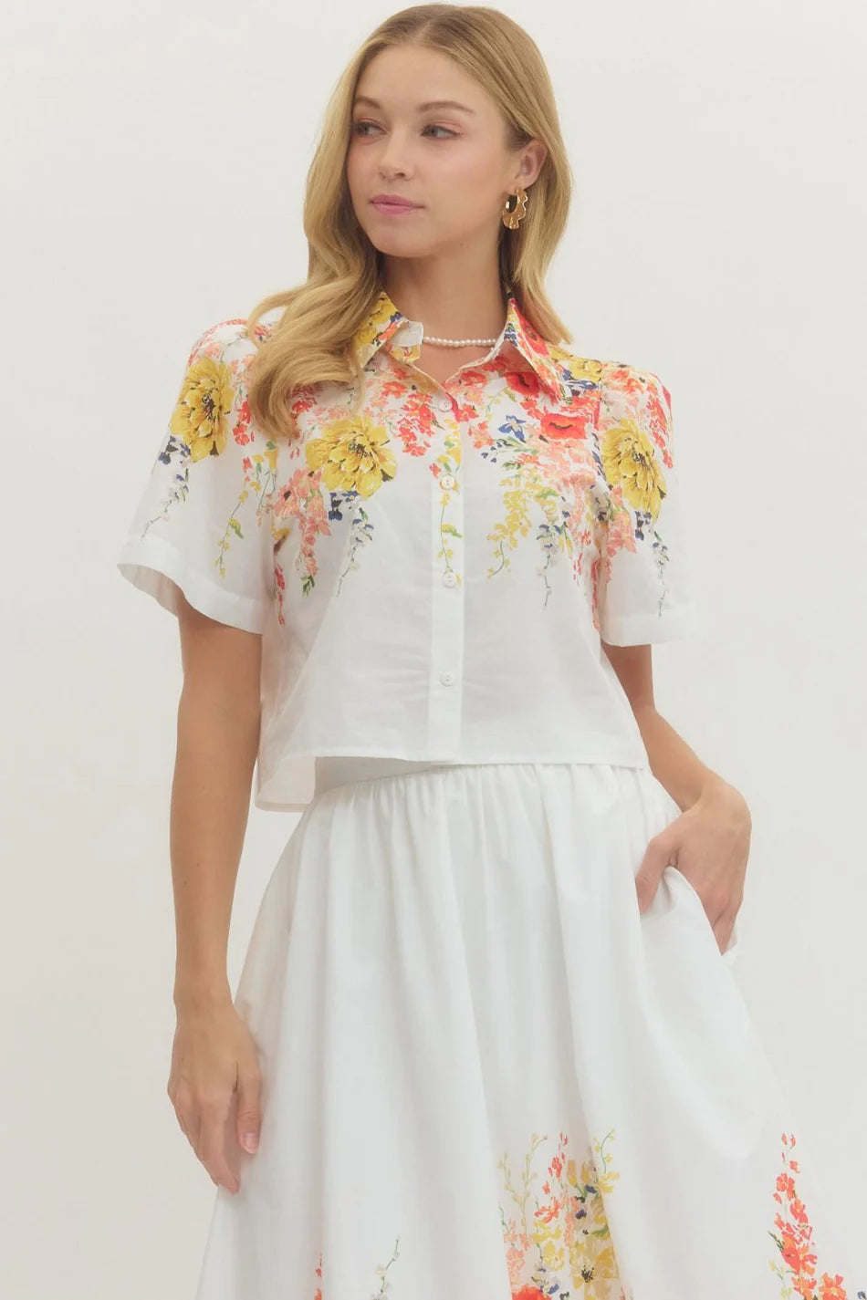 Mimi Floral Skirt Set
