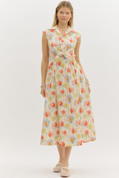 ALEENA FLORAL DRESS