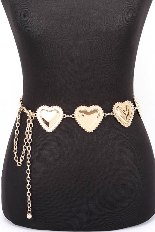 Heart chain belt