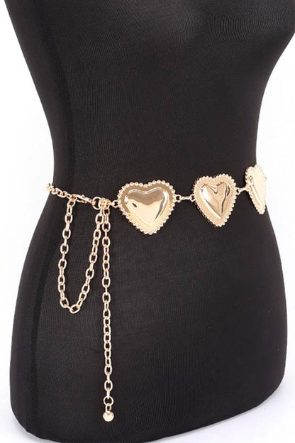 Heart chain belt