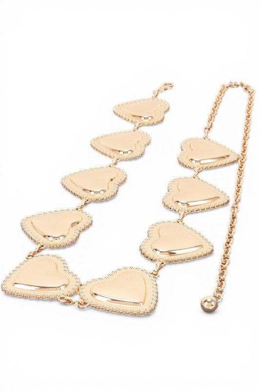 Heart chain belt